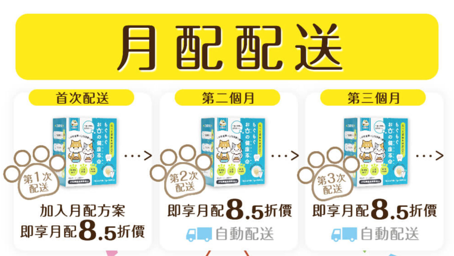 雙十一推出最最最優惠的定期方案 一天不到33元就可以輕鬆照顧毛小孩的口腔健康